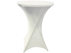 Spandex Bistro Tablecloth White Spandex Bistro Tablecloth White