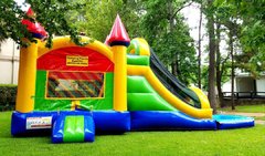 026 New Combo Castle with Water Slide 2017 with pool 026 New Combo Castle with Water Slide 2017 with pool