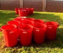 Garbage Containers 33 gallons with a plastic bag Garbage Containers 33 gallons with a plastic bag