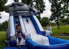 020 New Whale Water Slide with pool 020 New Whale Water Slide with pool