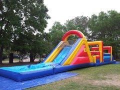 007 Obstacle Course with Waterslide/Pool 007 Obstacle Course with Waterslide/Pool