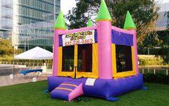 015 New Pink & Purple Bounce House with Banners (Princess, Frozen, Sophia, Hello Kitty, Dora, Paw Patrol, Trolls, Shopkins, Emojis, Alice, Little Pony, Strawberry) 015 New Pink & Purple Bounce House with Banners (Princess, Frozen, Sophia, Hello Kitty, Dora, Paw Patrol, Trolls, Shopkins, Emojis, Alice, Little Pony, Strawberry)